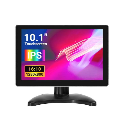 10.1in 1280x800 VGA Display IPS Portable Monitor Metal Shell w/ Capacitive Touch