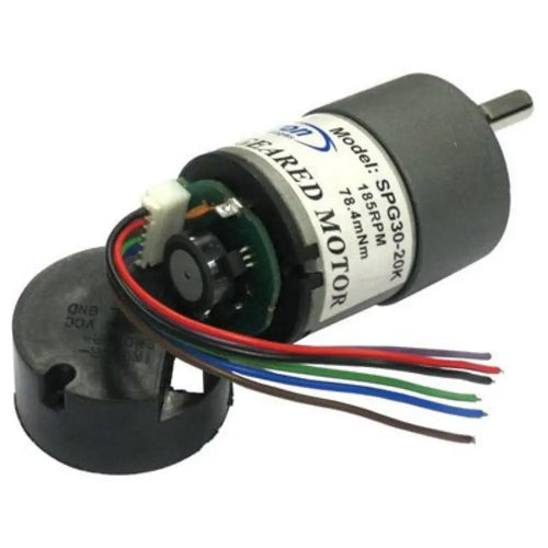 12V, 38RPM 120:1 Gear Motor w / Encoder