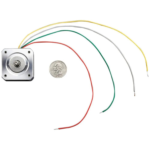 12V, 350mA, 28oz-in NEMA-17 Bipolar Stepper Motor