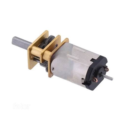 12V Pololu 100:1 Micro Metal Gearmotor w/ Extended Motor Shaft