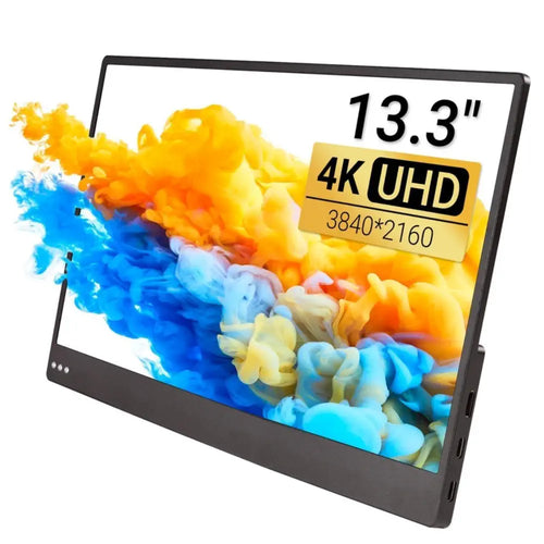 13.3-inch Portable Monitor 4K UHD IPS 3840x2160 Ultra Slim w/ Kickstand USB C