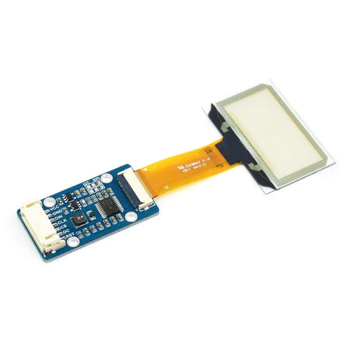 Waveshare 1.51inch Transparent OLED, 128x64, SPI/I2C, Light Blue Display