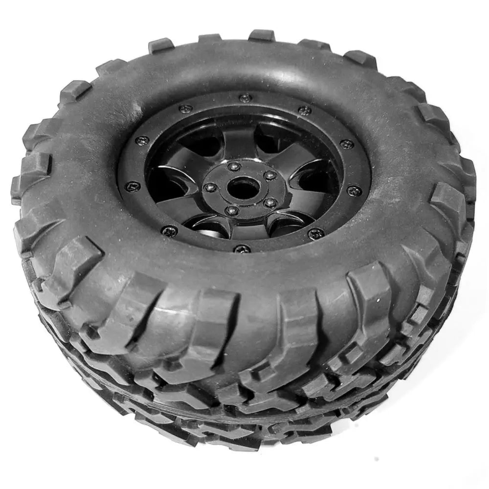Lynxmotion A4WD3 160mm x 85mm Black Beadlock Tire (Pair)