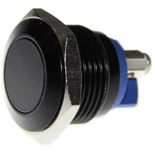 16mm Metal Push Button (Carbon Black)