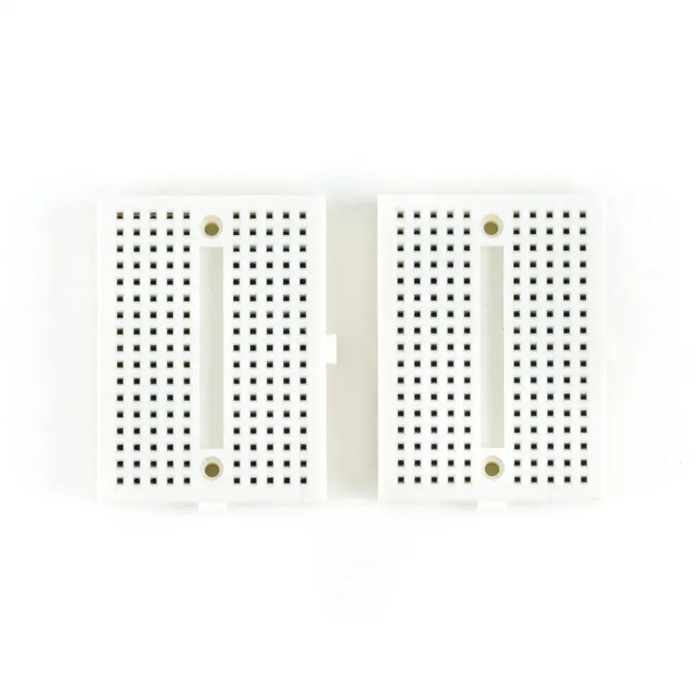 170 Tie Point Mini Solderless Breadboard Pair - White