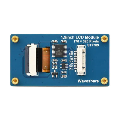 Waveshare 1.9inch LCD Display Module, 170x320 Px, SPI Interface, IPS, 262K Color