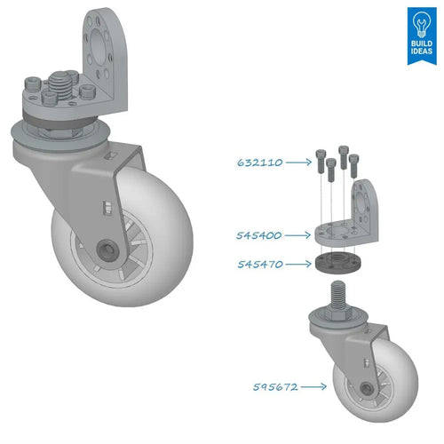 2" Swivel Caster Wheel