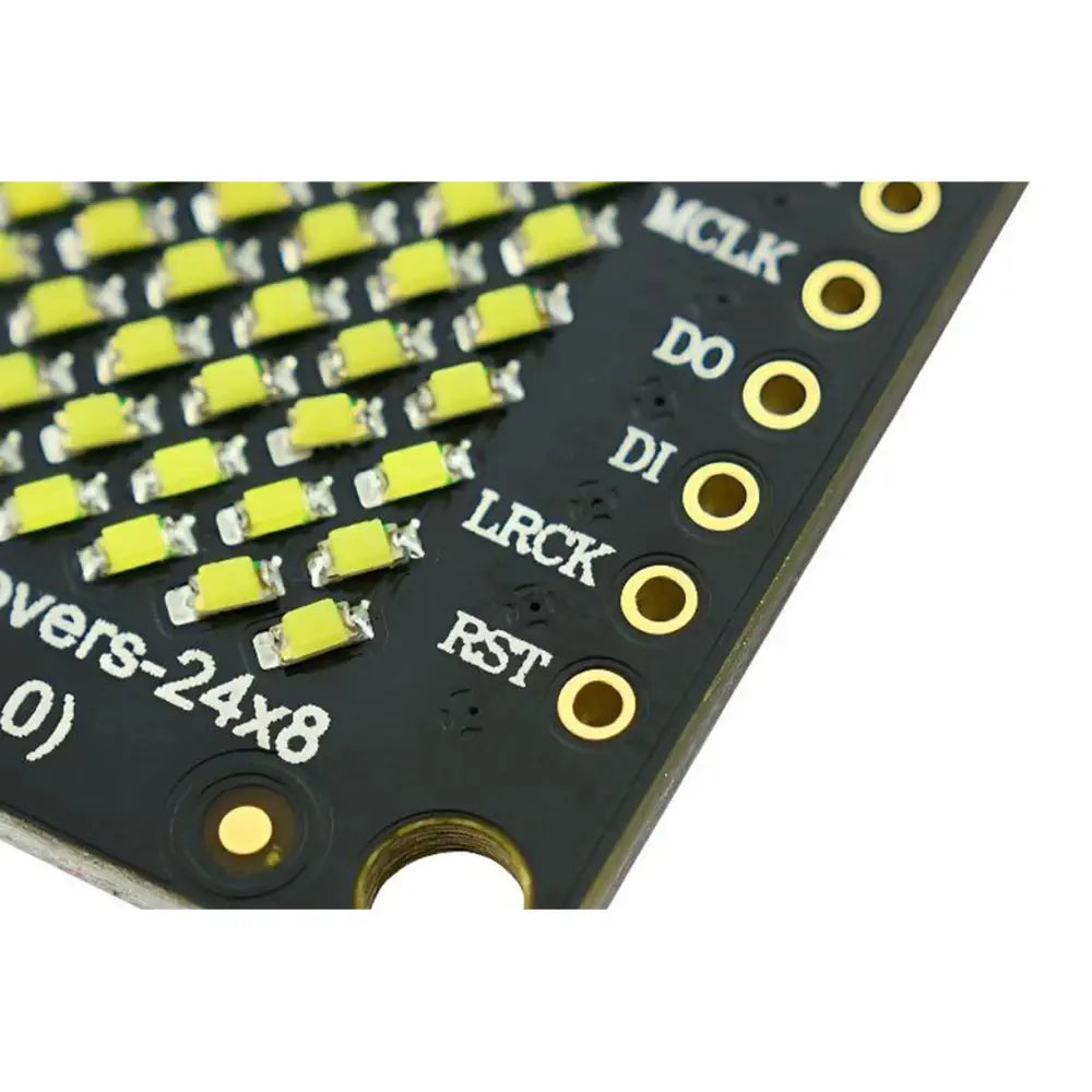 24×8 LED Matrix (White) - FireBeetle Covers