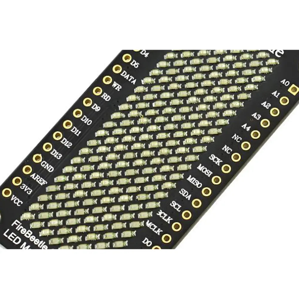 24×8 LED Matrix (Yellow) - FireBeetle Covers
