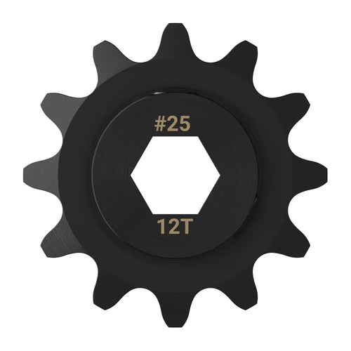 #25 Pitch Set-Screw Sprocket (8mm REX™ Boring, 12 Tanden)