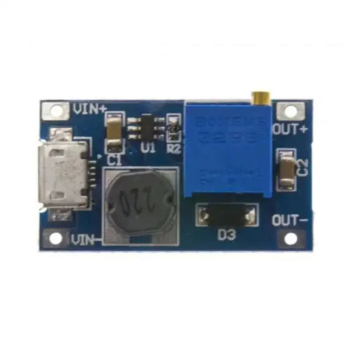 2A Booster DC-DC Step-Up Module Micro USB Input 2V-24V to 5/9/12/28V