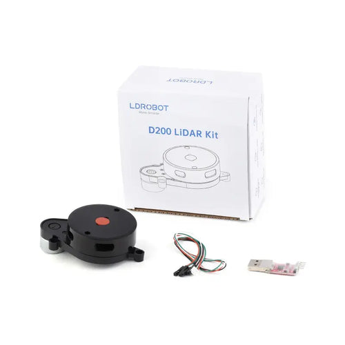 360° Omni-Directional Triangulation Lidar, 8m, D200 Developer Kit w/ LD14P Lidar