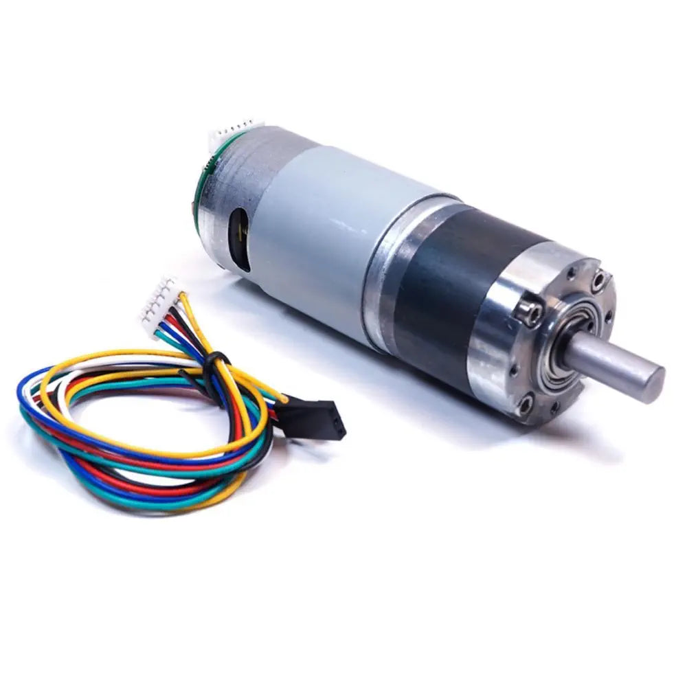 モービラー 36mm 12V 170RPM Brushed DC Gear Motor w/ Encoder (1:51