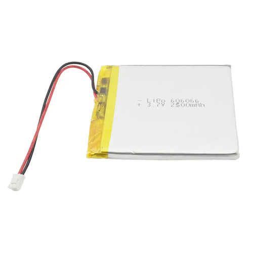 2500mah 3.7V Lipo Battery 606066