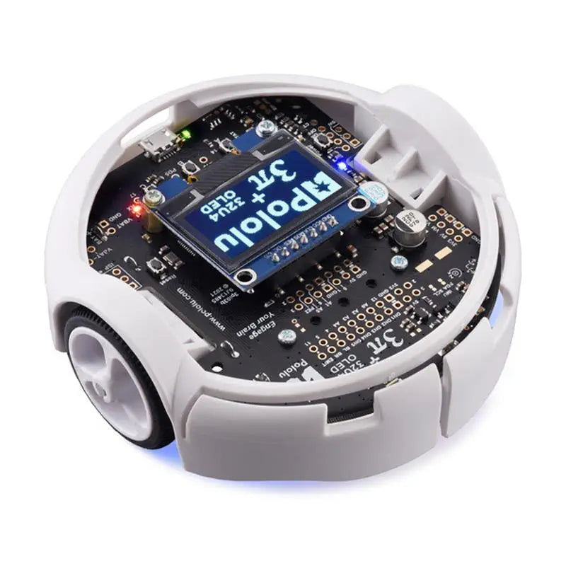 Pololu 3pi+ 32U4 OLED Robot - Turtle Edition Assembled (75:1 LP Motors)