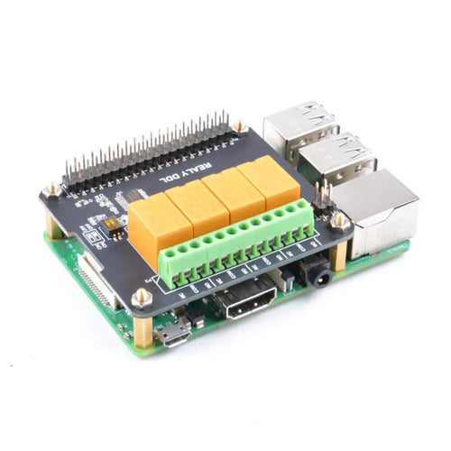 4 Channel Relay Hat for Raspberry Pi 3B+/3B/2B