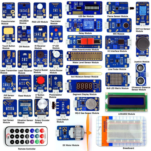 Adeept Uno R3 42 Modules Ultimate Sensor Kit