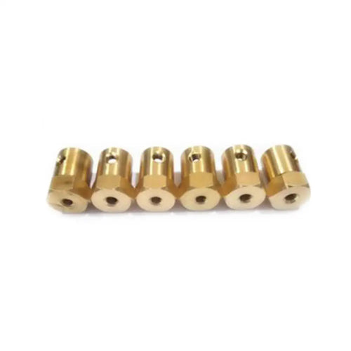 4mm Brass Hex Mounting Hub