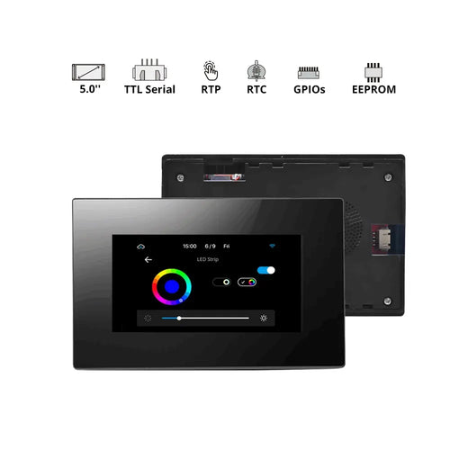 5.0” Nextion Intelligent Series HMI Capacitive Touch Display w/ Enclosure