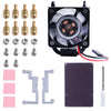 52Pi ICE Tower CPU Cooling System V2.0 for Raspberry Pi 4B/3B+ (Black)
