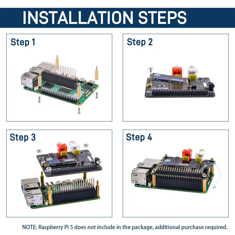 52Pi NVDAC Expansion HAT for Raspberry Pi 5