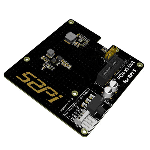 52Pi P02 PCIe Slot for Raspberry Pi 5 Extention Adapter Board