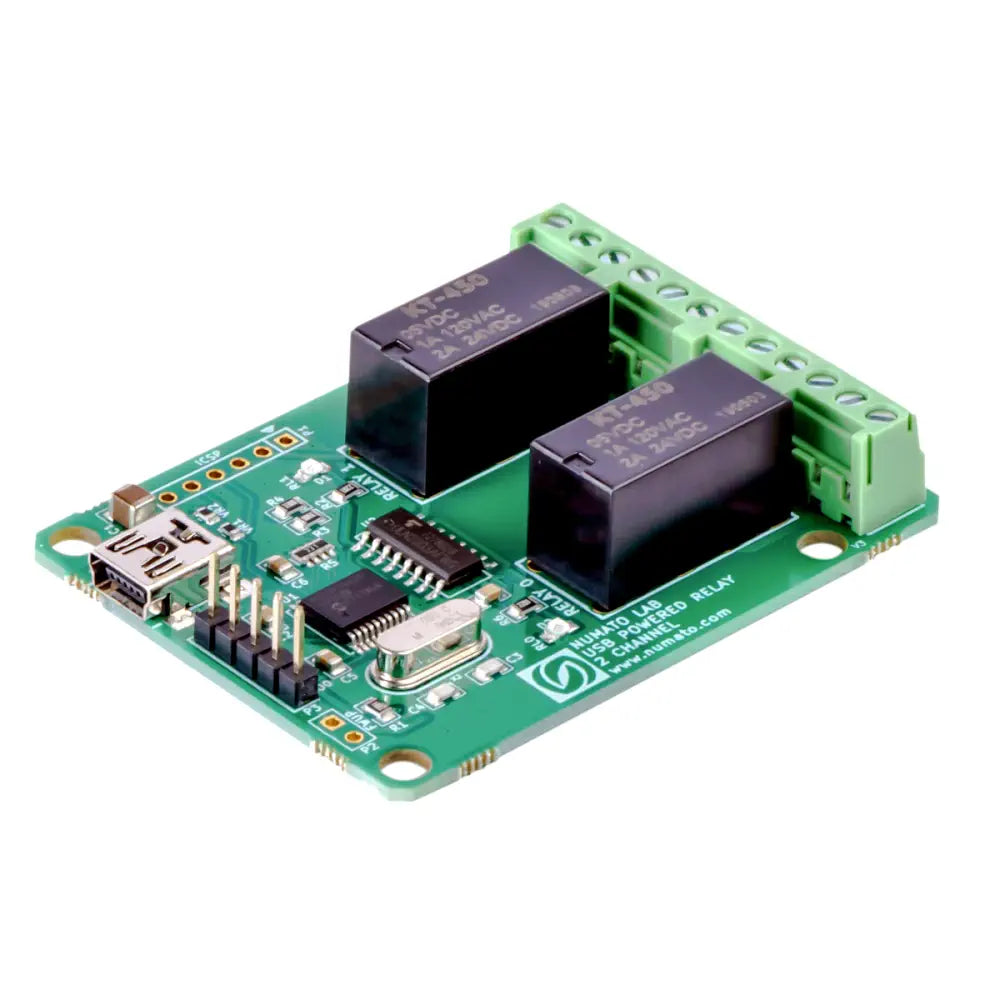 2-channel Usb-powered Relay Module - RobotShop