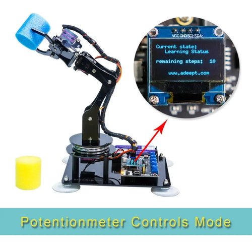 Adeept 5DOF Robotic Arm Kit for Arduino Uno R3