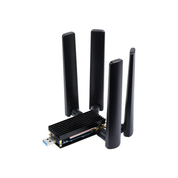 Module DONGLE 5G 4 Antennes Port USB3.1 Dissipateur Thermique en Alliage D'Aluminium M.2 Clé B Module DONGLE 5G 4 Antennes Port USB3.1 Dissipateur Thermique en Alliage D'Aluminium M.2 Clé B
