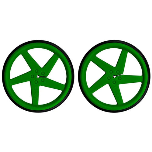 63mm Wheels for D-Shaft Motor - Green (2pk)