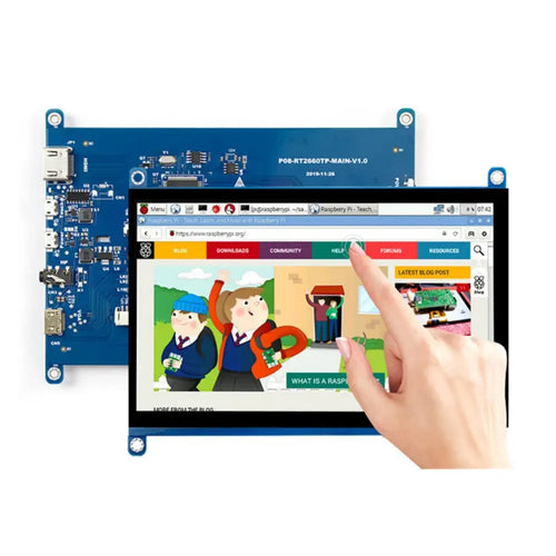 7-inch 1024x600 HDMI LCD w/ Touch for Raspberry Pi