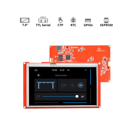 Nextion NX8048P070 7-Inch Intelligent Series Resistive HMI Touch Display