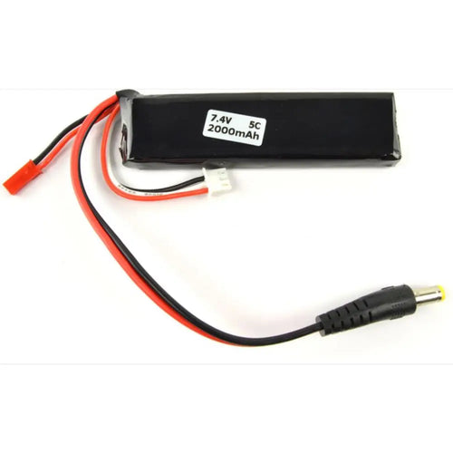 7.4V, 2000mAh, 5C LiPo Battery