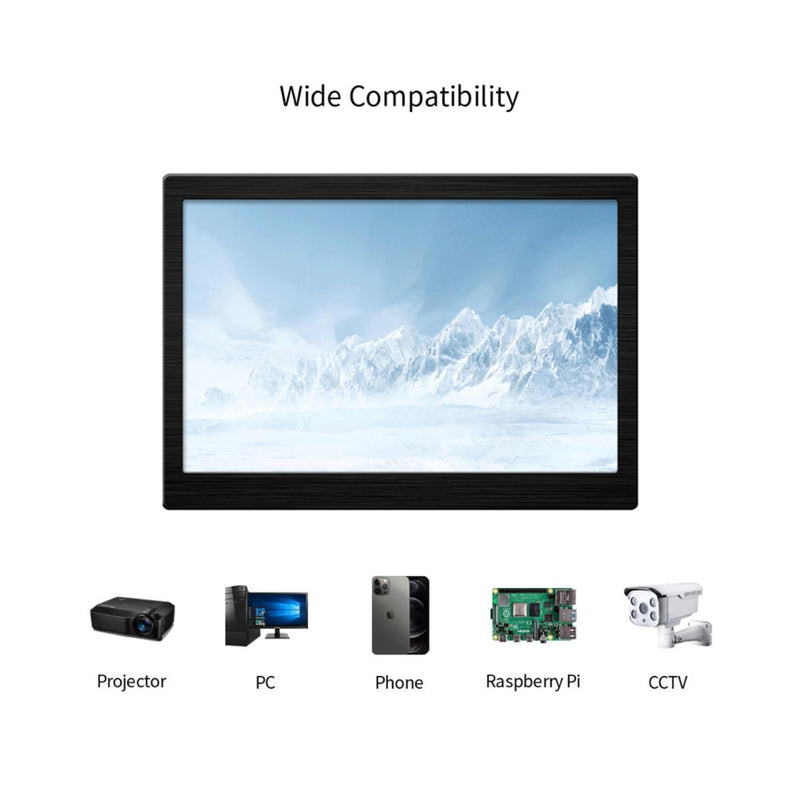 7inch 1280x800 Mini HDMI Portable LCD Display SH070 for RPi w/ Speaker & Stand
