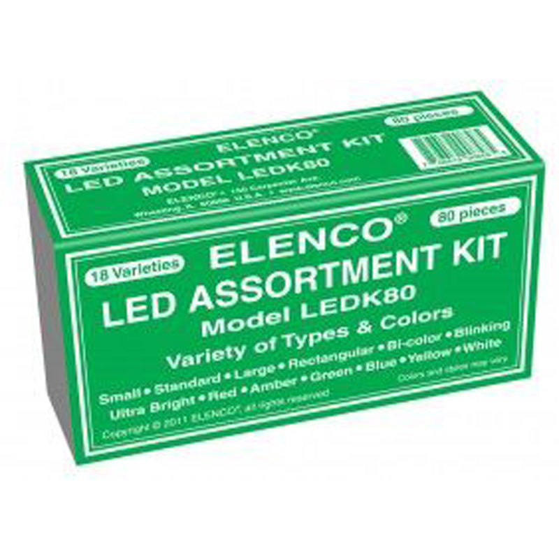Elenco LED Assortment Kit LEDK80