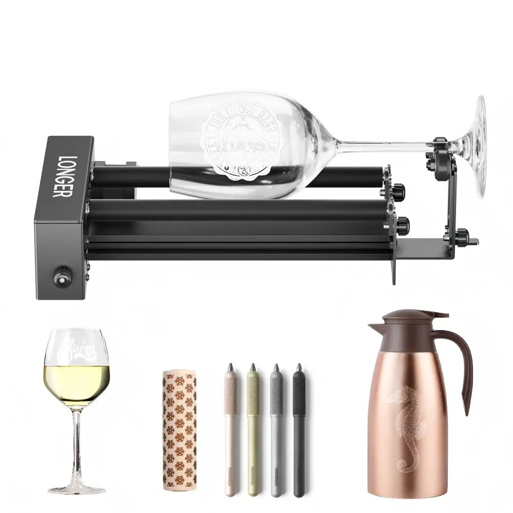 LONGER Laser Engraver Rotary Roller with Bracket