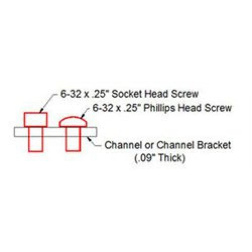 9/16" 6-32 Socket Head Machine Screw (25pk)