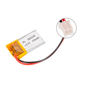 Lipo Battery 50mah, 3.7V 381018