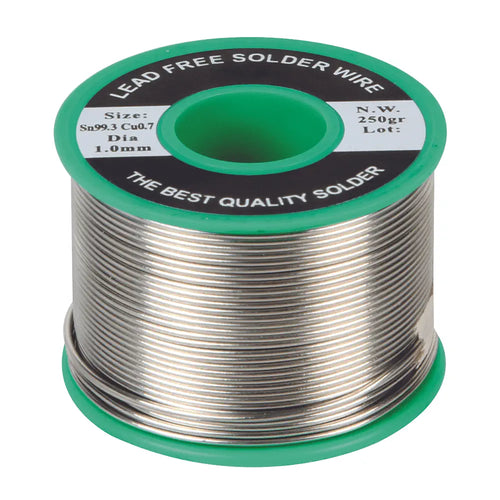 Velleman Lead-Free Solder Sn 99.3% - cu 0.7% 1mm 250g