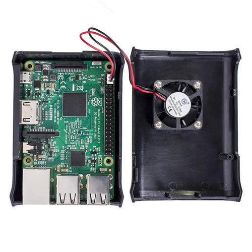 ABS Case w/ Fan for Raspberry Pi (2/3 & B+)