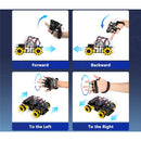 ACEBOTT Motion-Sensing Glove w/ 5 Encoders & Accelerometer & Enhanced ESP32 Controller for Robot Control