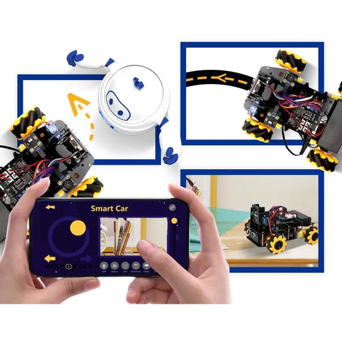 ACEBOTT Smart Robot Camera Car Kit, 4WD Remote Control Car Compatible w/ Arduino IDE