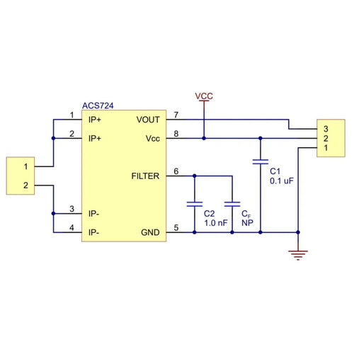 Pololu ACS724 Current Sensor Carrier (±5A)