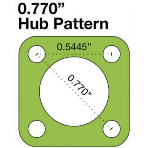 Actobotics 1/4" Bore 0.77" Aluminum Clamping Hub