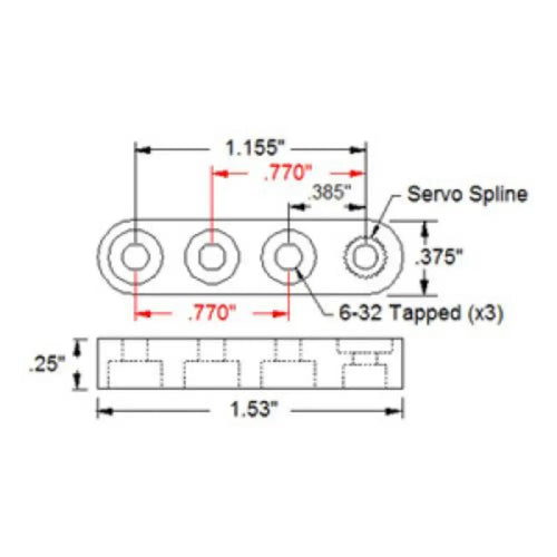 Actobotics Servo Arm (Hitec)