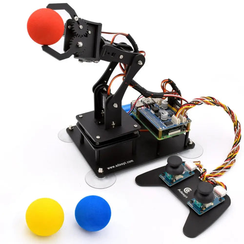 Adeept 5-DOF Programmable Robotic Arm Black Kit for Raspberry Pi