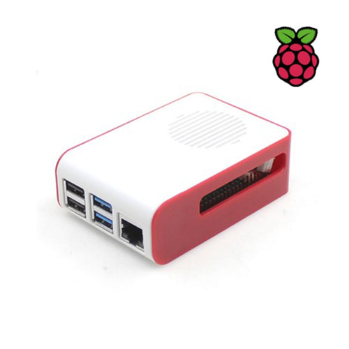 Adeept White & Red Raspberry Pi 4B Protective Case