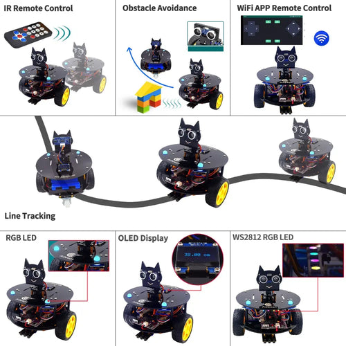 Adeept Smart Car Kit (Compatible w/ Arduino IDE)