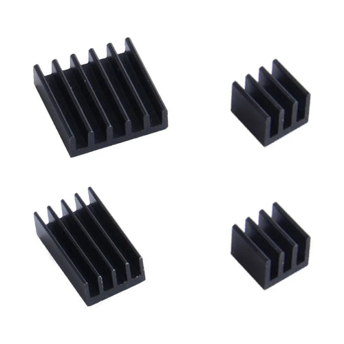 Aluminum Heatsink Pack for Raspberry Pi 4B (4x)