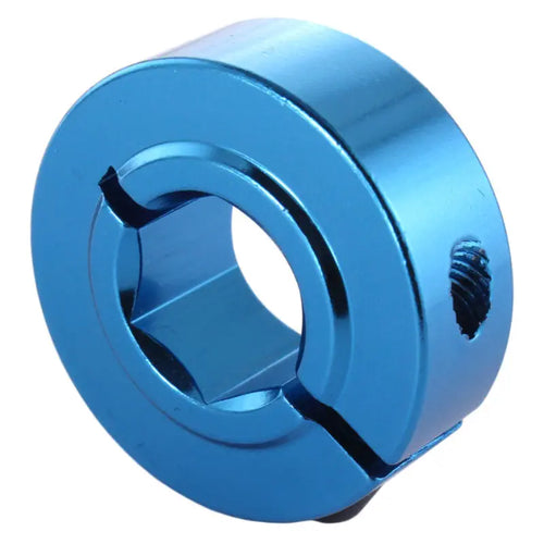 AndyMark 1/2 in. Hex Collar Clamps Blue, HD (0.5 in.), 1 Part